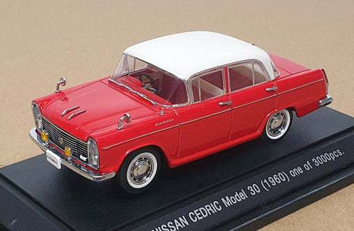 Ebbro 1/43 Scale Diecast 343 - 1960 Nissan Cedric Model 30 - White/Red