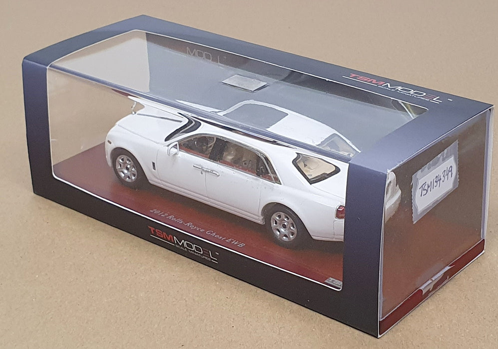 TSM 1/43 Scale Resin TSM134349 - 2012 Rolls Royce Ghost EWB - White