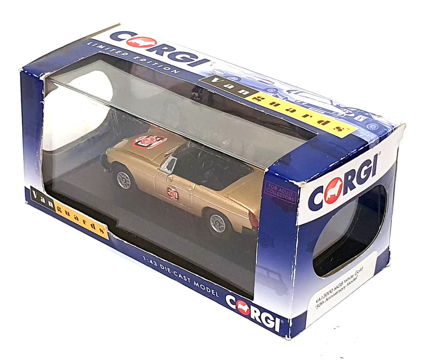 Vanguards 1/43 Scale VA13000 - MG MGB 50th Anniversary Model - White Gold