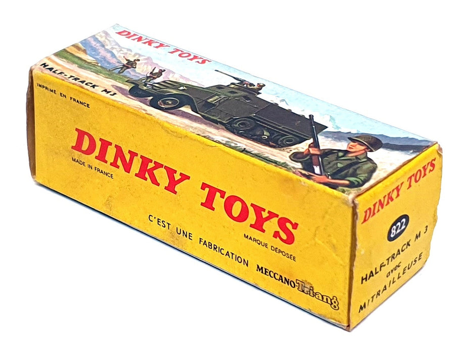 Dinky Toys 11.5cm Long Original Diecast 822 - M3 Half Track Military Truck