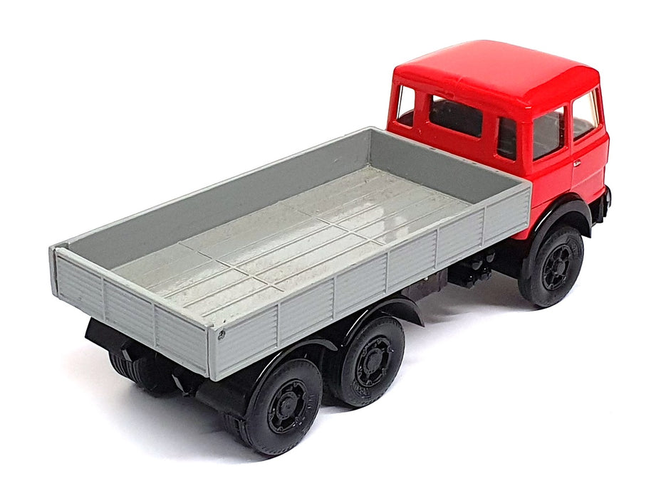 Old Cars 1/43 Scale Diecast No. 3 - Fiat 697 N Dumper Truck - Red/Grey