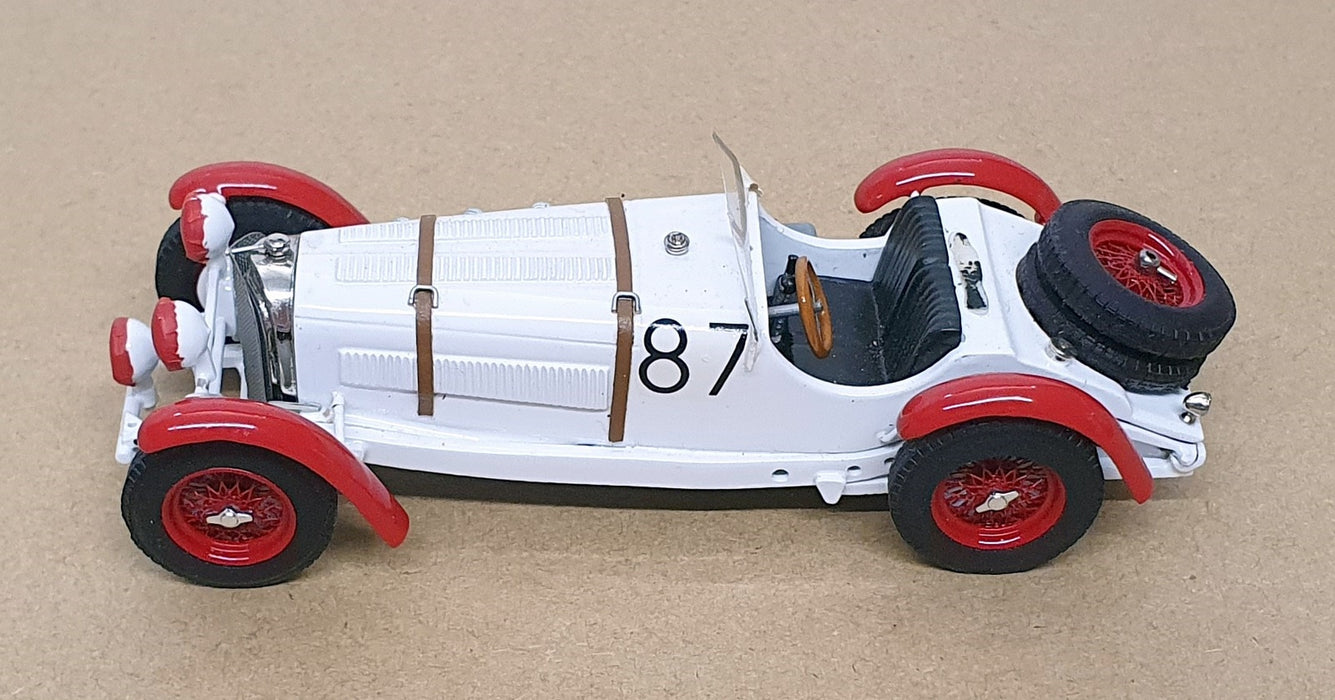 Unknown Brand 1/43 Scale LIB037 - Mercedes Benz SSKL 1st #87 Mille Miglia 1931