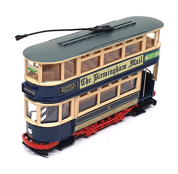 Corgi 12cm Long Diecast 97294 - Tramcar Birmingham Corporation Rt. 33 - Blue