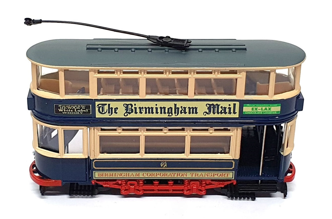 Corgi 12cm Long Diecast 97294 - Tramcar Birmingham Corporation Rt. 33 - Blue