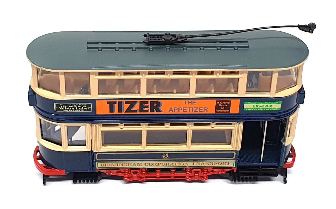 Corgi 12cm Long Diecast 97294 - Tramcar Birmingham Corporation Rt. 33 - Blue