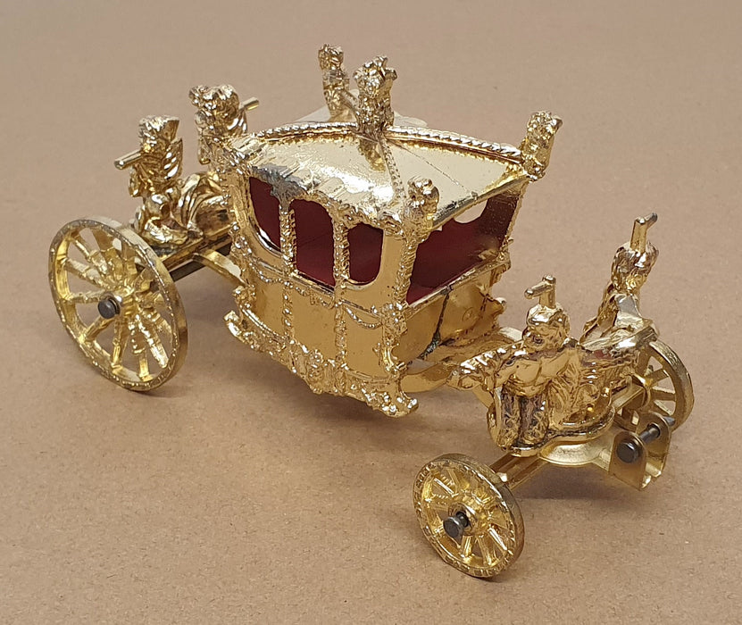 Crescent Toys Appx 31cm Long Diecast 1301 - The Royal State Coach - Gold