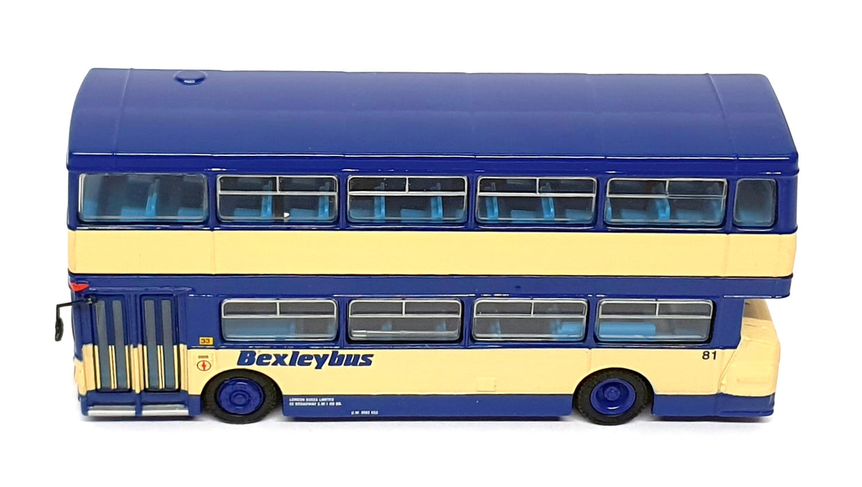 EFE 1/76 Scale 28010 - Daimler DMS Bus Bexleybus Rt. 99 - Dk. Blue/Cream