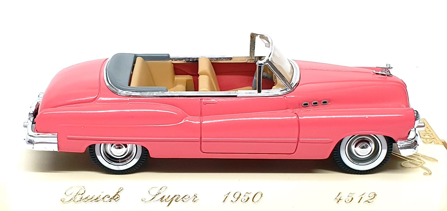 Solido 1/43 Scale Diecast 4512 - 1950 Buick Super - Pink/Beige Seats