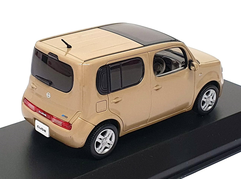Kyosho 1/43 Scale JC55001KD - 2009 Nissan Cube - Kraft Dan-boru Beige