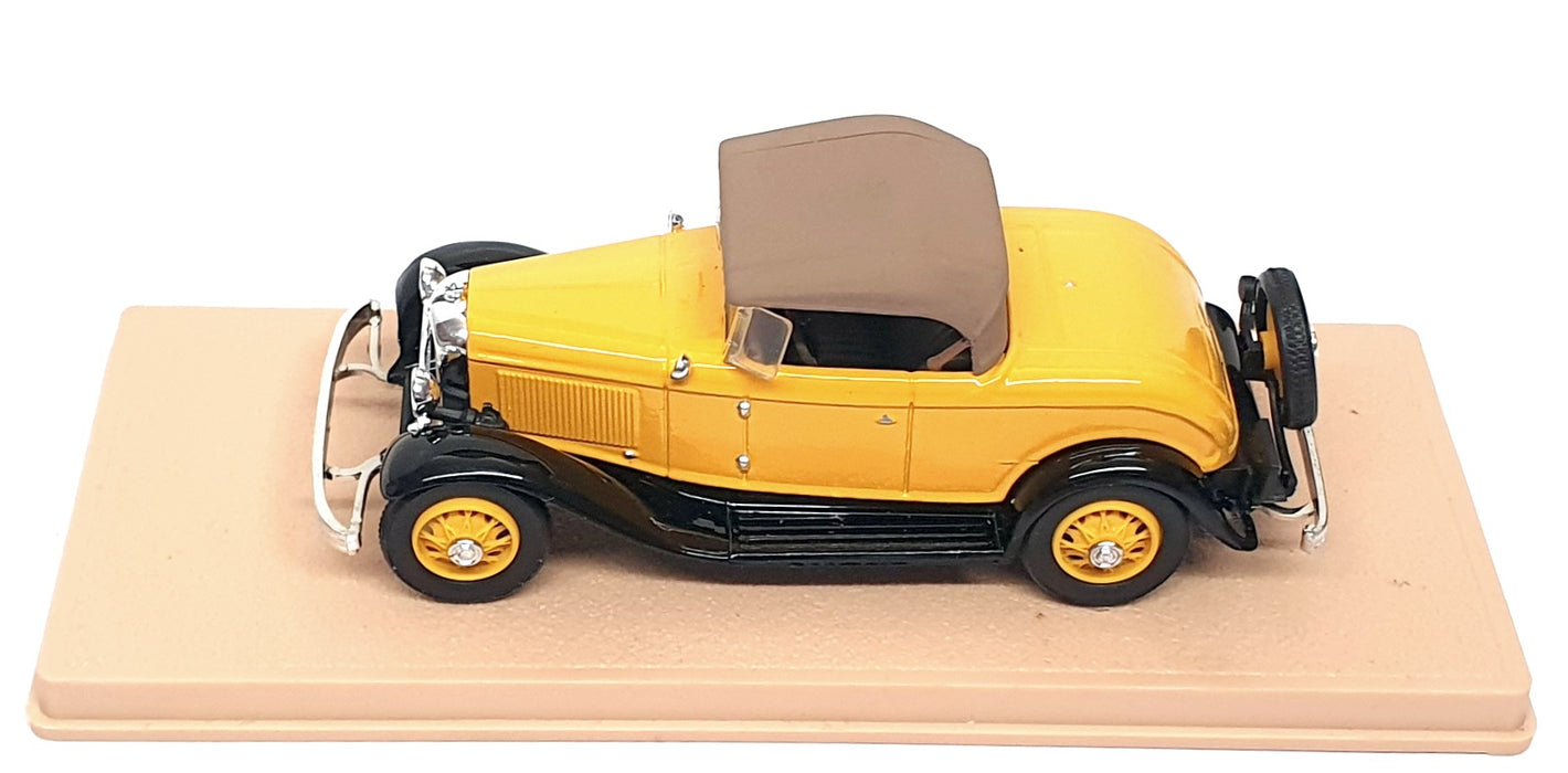 Eligor 1/43 Scale Diecast 1201 - 1932 Ford V8 Roadster Capote - Yellow