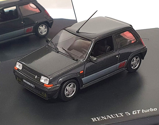 Universal Hobbies 1/43 Scale 77 11 420 100 - Renault 5 GT Turbo - Grey