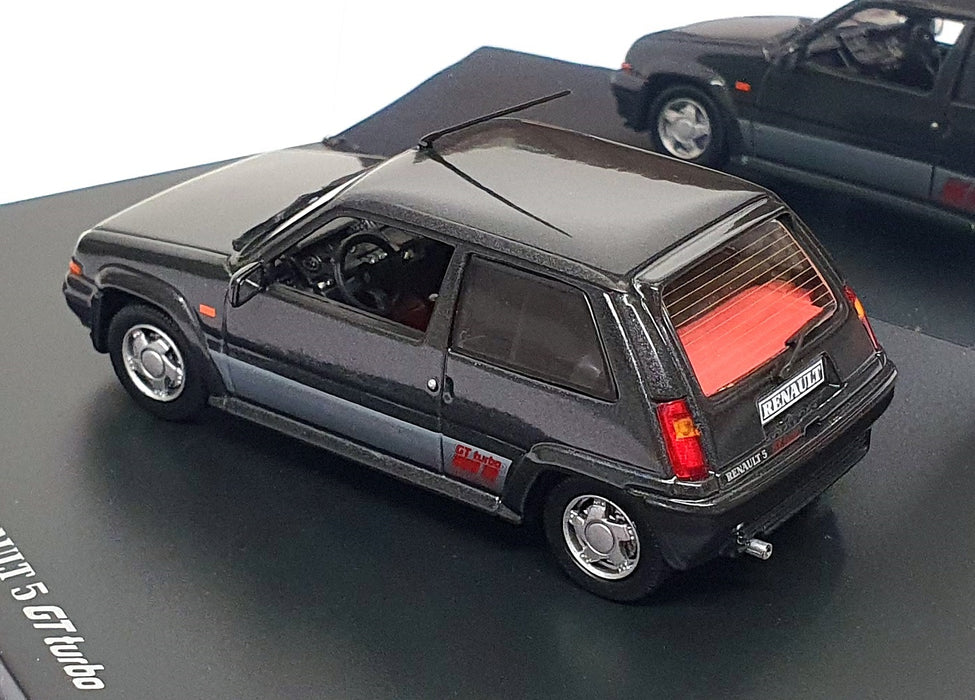 Universal Hobbies 1/43 Scale 77 11 420 100 - Renault 5 GT Turbo - Grey