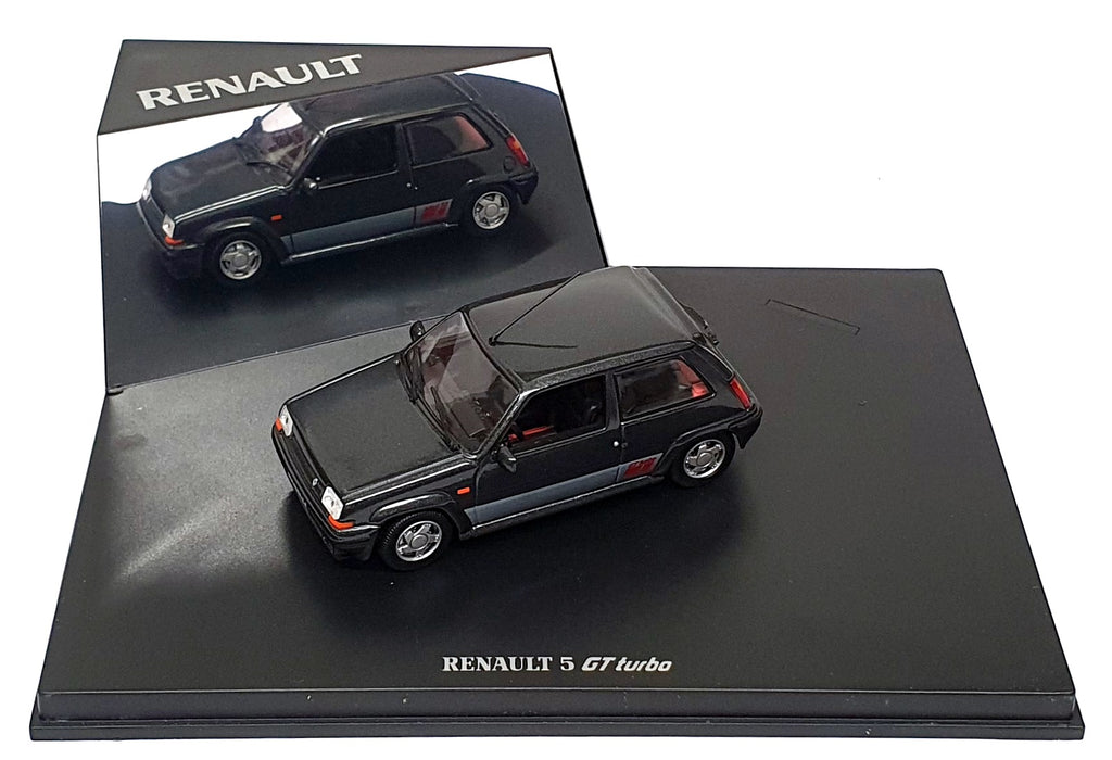 Universal Hobbies 1/43 Scale 77 11 420 100 - Renault 5 GT Turbo - Grey