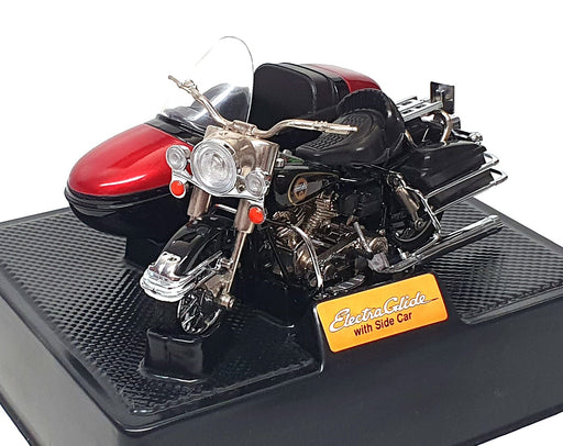 Matchbox 1/15 Scale 73310 Harley Davidson Electra Glide + Sidecar Black/Dk. Red