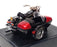Matchbox 1/15 Scale 73310 Harley Davidson Electra Glide + Sidecar Black/Dk. Red