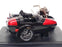 Matchbox 1/15 Scale 73310 Harley Davidson Electra Glide + Sidecar Black/Dk. Red