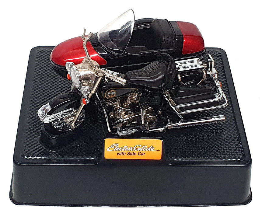 Matchbox 1/15 Scale 73310 Harley Davidson Electra Glide + Sidecar Black/Dk. Red