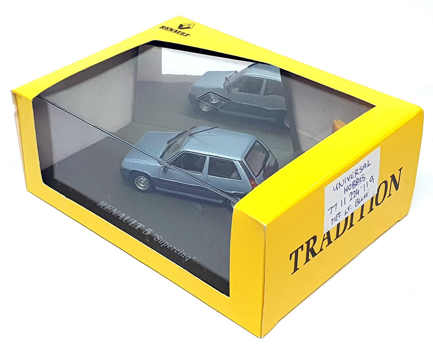 Universal Hobbies 1/43 Scale 77 11 224 119 - Renault 5 Supercinq - Met. Lt. Blue