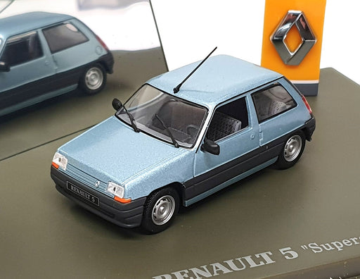 Universal Hobbies 1/43 Scale 77 11 224 119 - Renault 5 Supercinq - Met. Lt. Blue