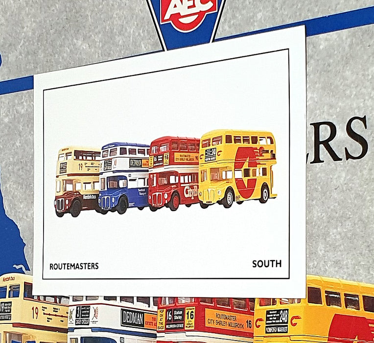 Corgi Diecast 97074 - AEC Routemasters In Exile The South - 4 Piece Bus Set