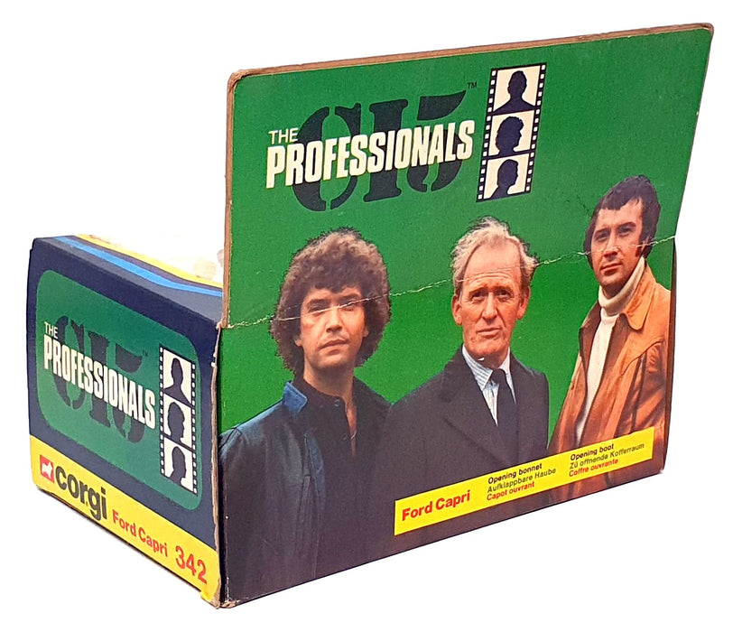 Corgi Diecast 342 - Silver Ford Capri + Figures TV Series The Professionals CI5