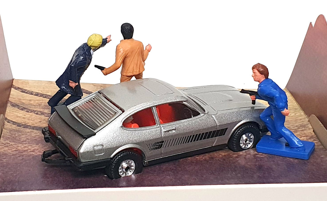 Corgi Diecast 342 - Silver Ford Capri + Figures TV Series The Professionals CI5