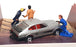 Corgi Diecast 342 - Silver Ford Capri + Figures TV Series The Professionals CI5