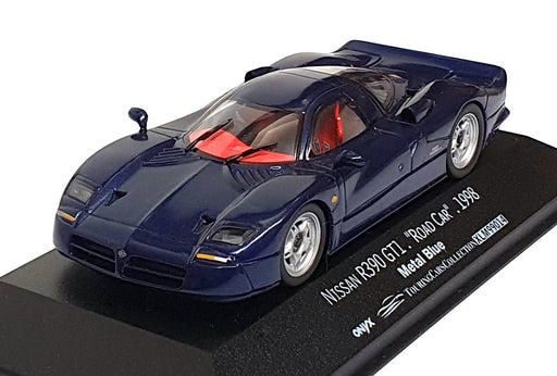 Onyx 1/43 Scale XLM99014 - 1998 Nissan R390 GT1 Road Car - Dk. Blue