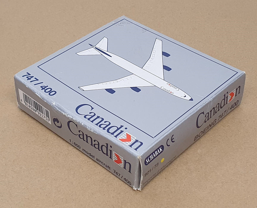Schabak 1/600 Scale Diecast 921/73 - Boeing 747-400 Aircraft Canadian