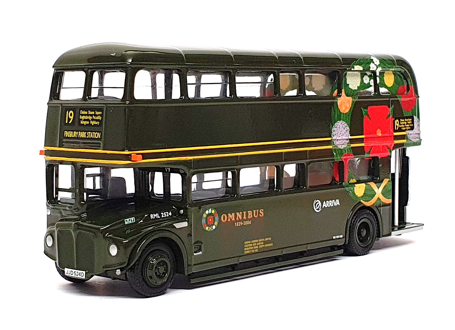 EFE 1/76 Scale 25517 - AEC RML Routemaster Bus Shillibeer Omnibus  Rt. 19