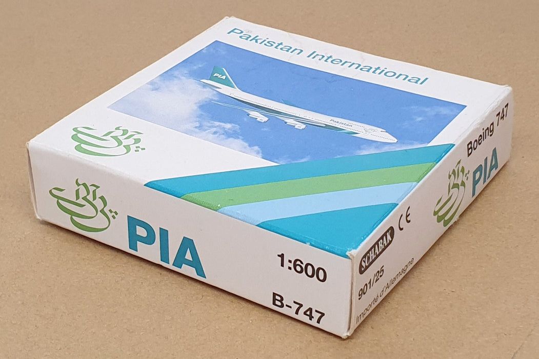 Schabak 1/600 Scale 901/25 - Boeing 747 Aircraft Pakistan International