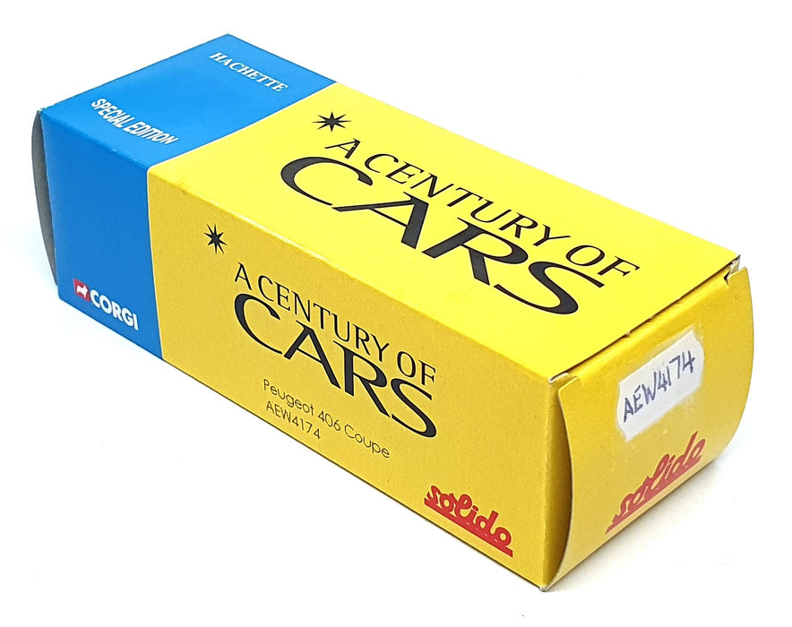 A Century Of Cars 1/43 Scale AEW4174 - Peugeot 406 Coupe - Met. Blue