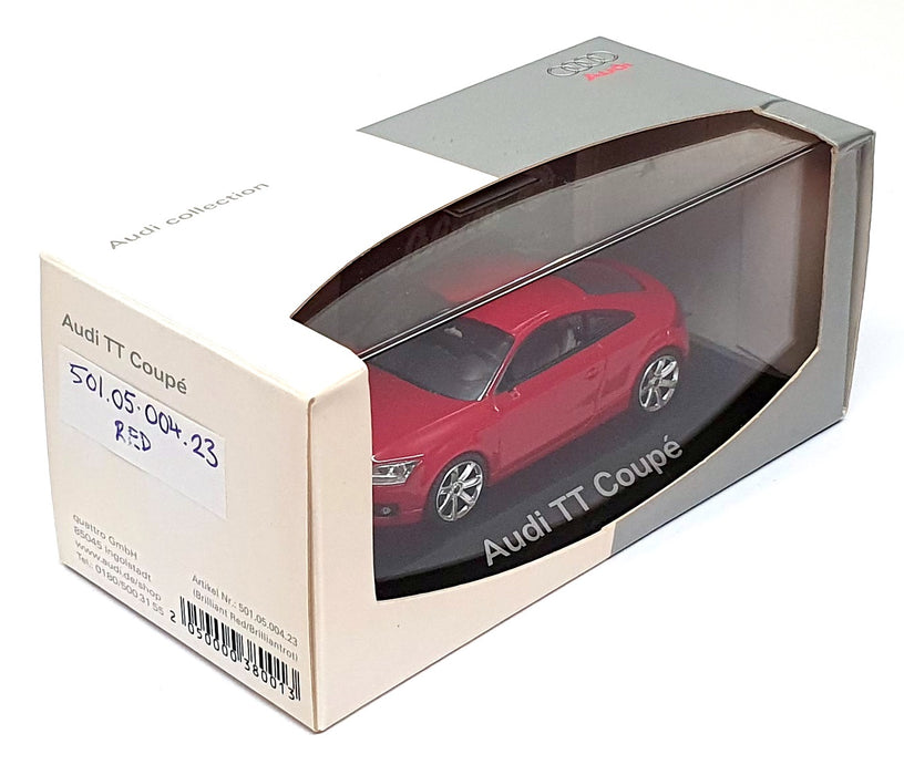 Schuco 1/43 Scale Diecast 501.05.004.23 - Audi TT Coupe - Red