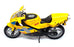 Simba Toys Appx 15cm Long 338 7249 - Mega Bike Motorbike - Yellow