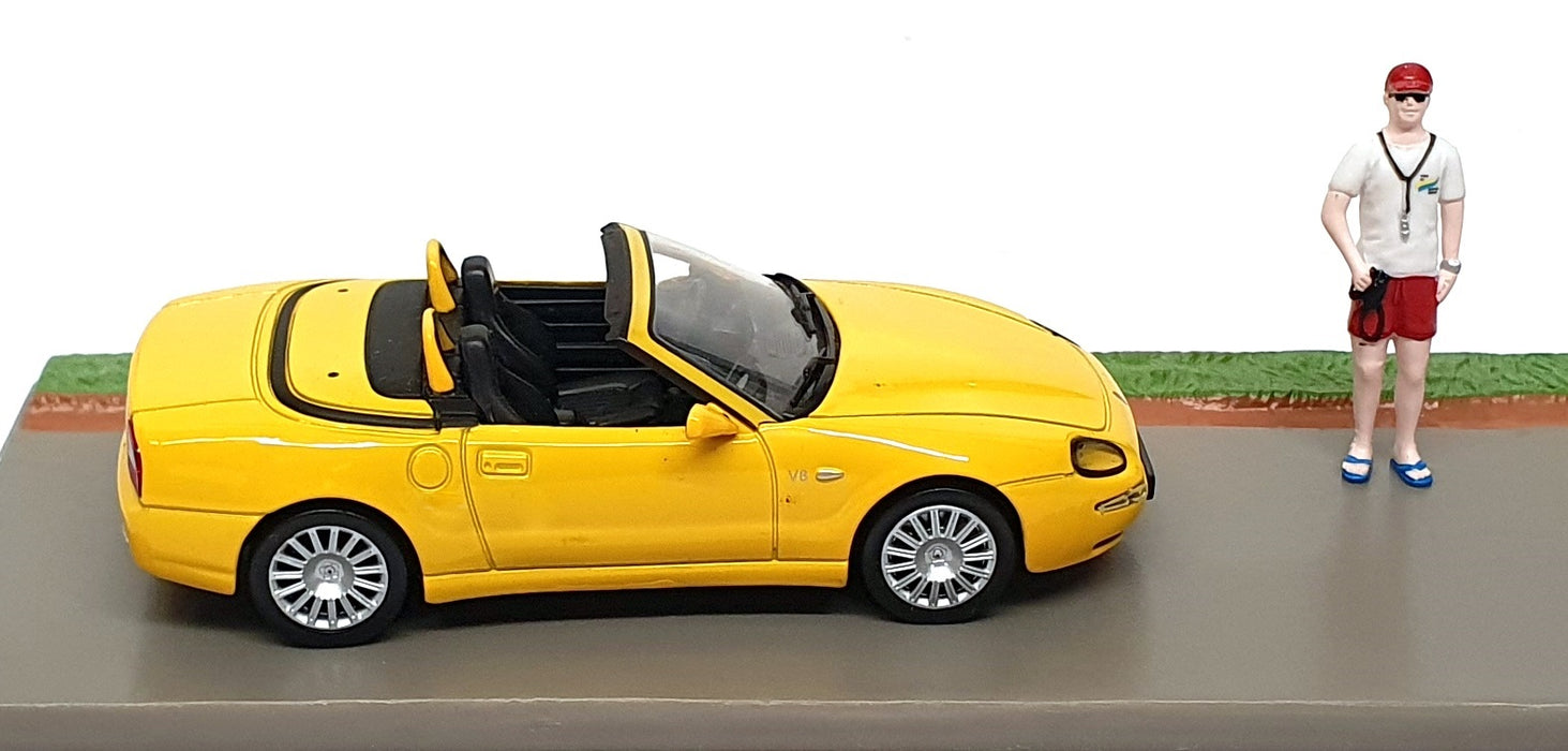 Grani & Partners 1/43 Scale DIR126 - 2001 Maserati Spyder 3200 - Yellow