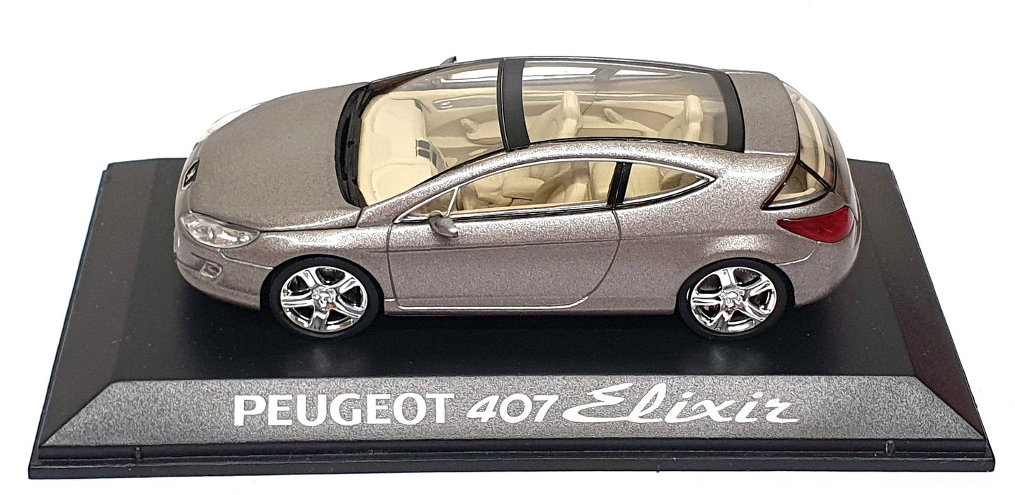 Altaya 1/43 Scale Diecast EZ432 - Peugeot 407 Elixir - Met. Grey