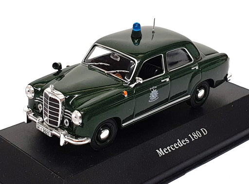 Altaya 1/43 Scale AY3521 - Mercedes Benz 180 D Police Car Polizei - Green