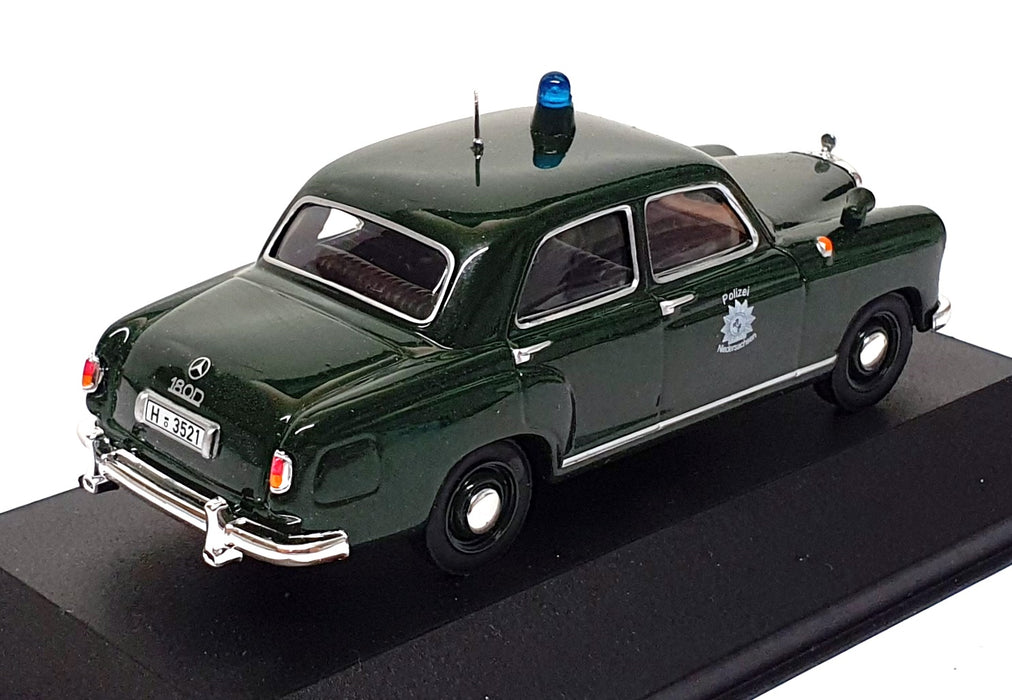 Altaya 1/43 Scale AY3521 - Mercedes Benz 180 D Police Car Polizei - Green