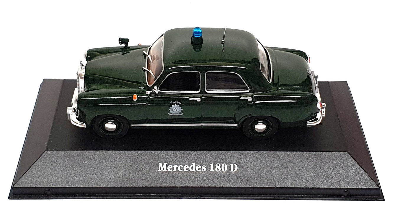 Altaya 1/43 Scale AY3521 - Mercedes Benz 180 D Police Car Polizei - Green