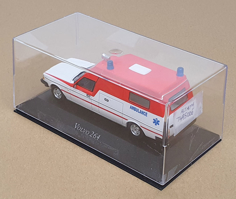 Atlas Editions 1/43 Scale 7495006 - Volvo 264 Ambulance - Red/White