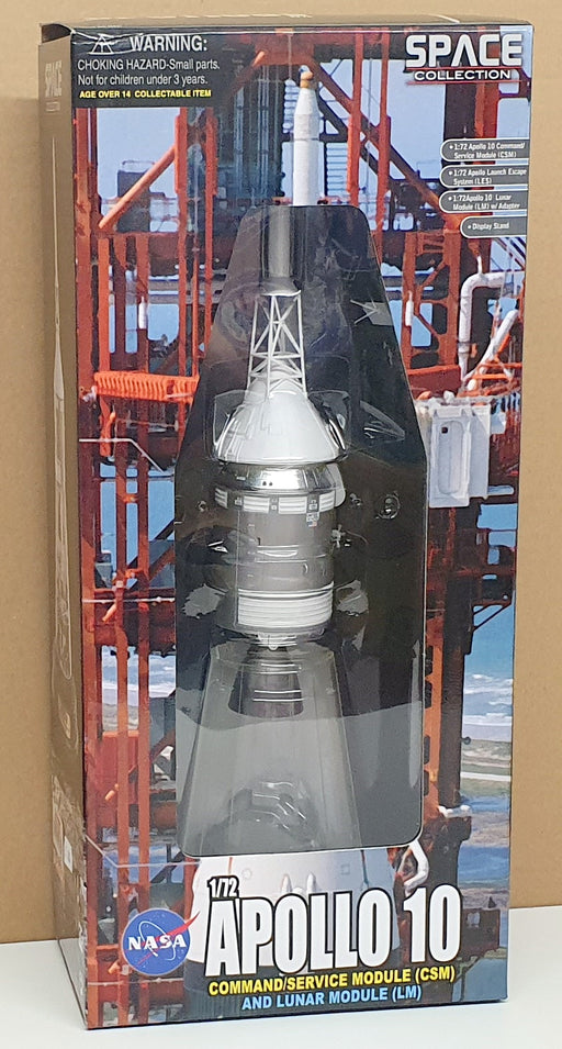 Dragon 1/72 Scale Rocket 50380-03 - NASA Apollo 10 CSM & Lunar Module