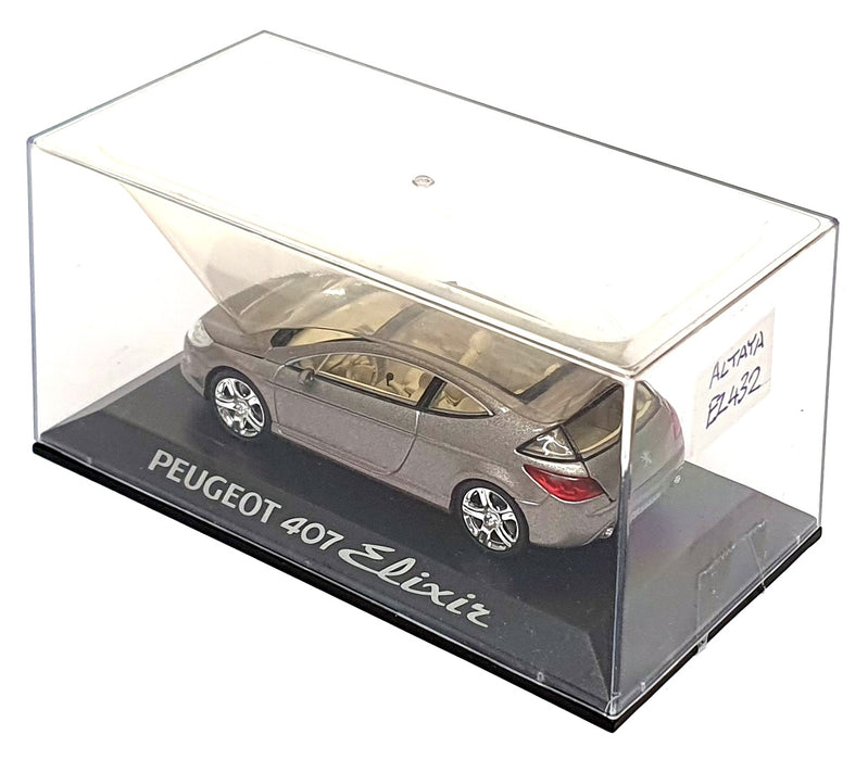 Altaya 1/43 Scale Diecast EZ432 - Peugeot 407 Elixir - Met. Grey