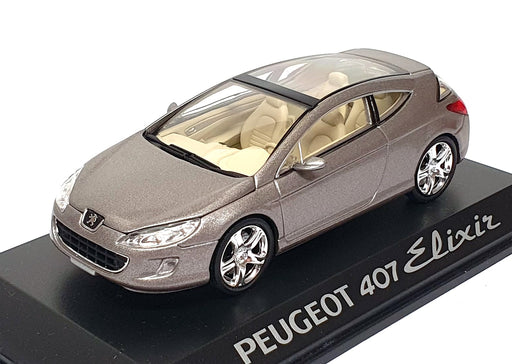 Altaya 1/43 Scale Diecast EZ432 - Peugeot 407 Elixir - Met. Grey