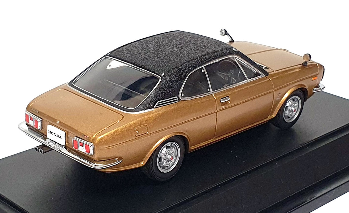 Ebbro 1/43 Scale Diecast 512 - 1970 Honda Coupe SS - Gold/Black