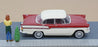 Solido 1/43 Scale DIR130 - 1958 Simca Chambord Presidence - Red/Cream