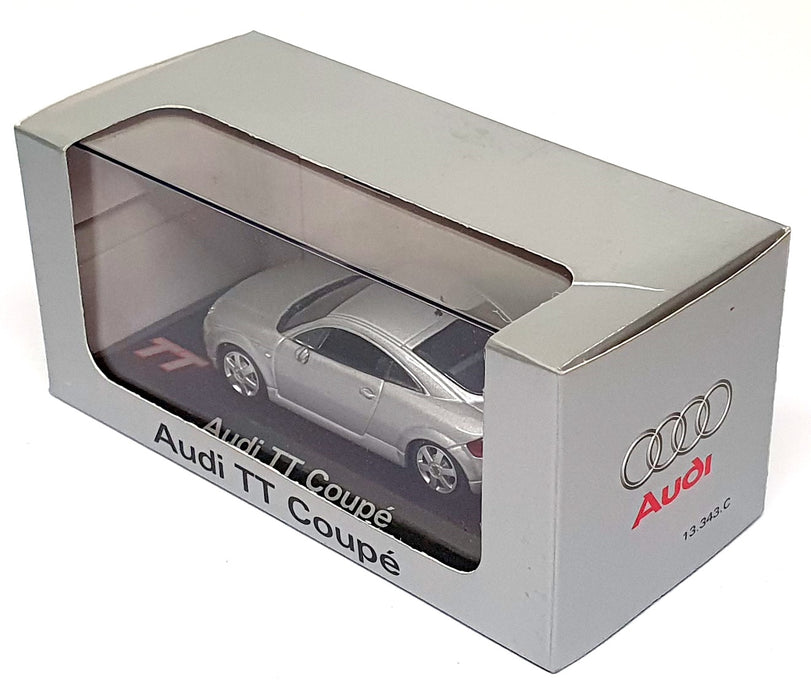 Minichamps 1/43 Scale Diecast 13.343.C - Audi TT Coupe - Silver