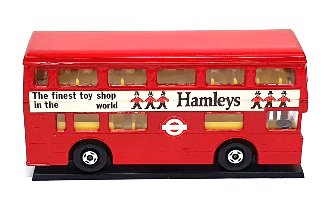 Matchbox 12cm Long Diecast 251026 - The London Bus Hamleys Rt. 30 - Red