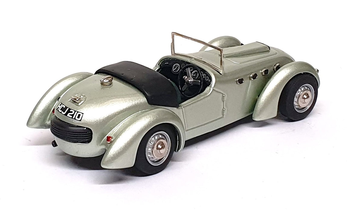 Auto Replicas 1/43 Scale No. 5 - 1949-50 Healey Silverstone - Met. Lt. Green