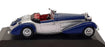 Minichamps 1/43 Scale 436 014202 - 1938 Horch 855 Special Roadster Blue/Silver
