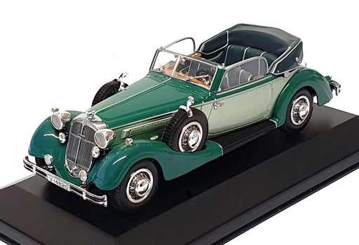 Minichamps 1/43 Scale 436 012034 - 1938 Horch 853 Cabriolet - 2-Tone Green